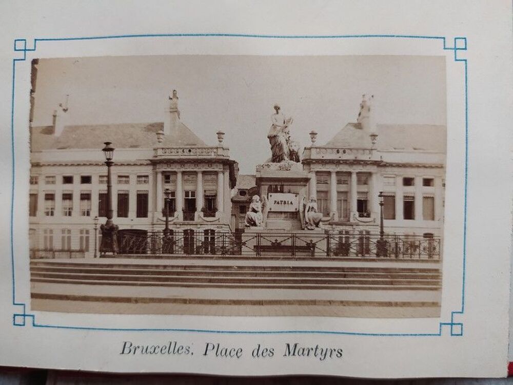 Bruxelles Belgique Album 7 Photographies Albumin&eacute;es ca1880 