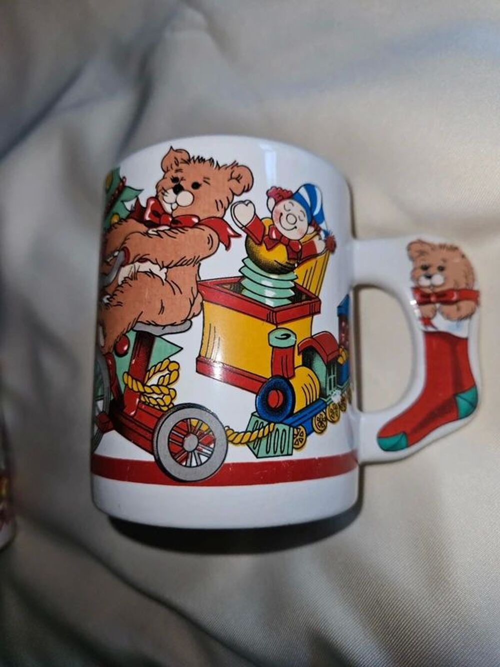 3 mugs rares vintage annee 1980 250ml 