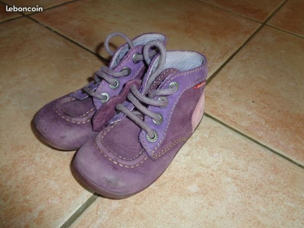 Kikers fille pointure 24 en bon &eacute;tat &agrave; 8 euros Chaussures