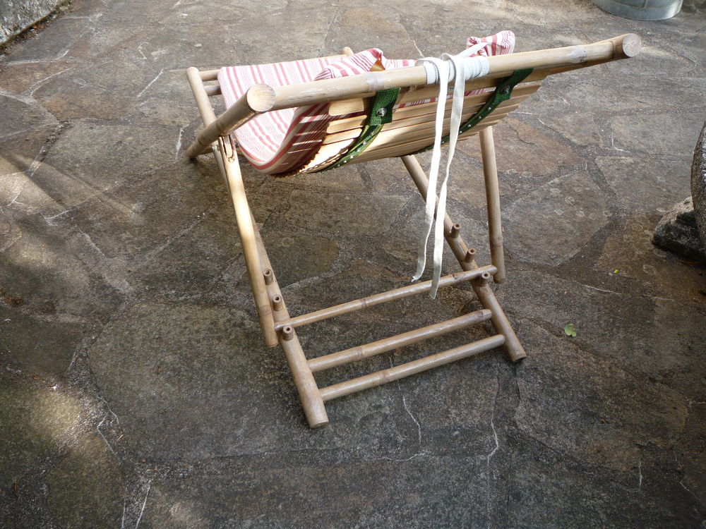 Chaise longue bambou (h) Meubles