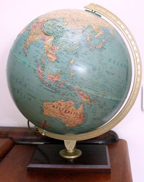 Globe terrestre REPLOGLE de luxe lumineux avec reliefs 30 Issy-les-Moulineaux (92)