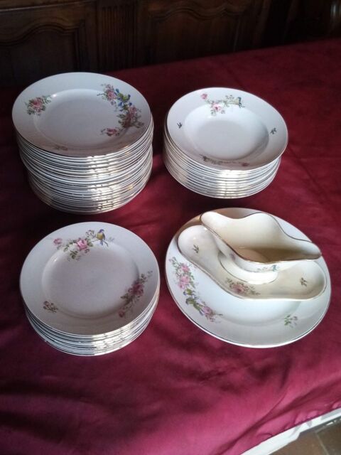 Service en porcelaine 49 pi�ces Saint Amand 80 Avermes (03)