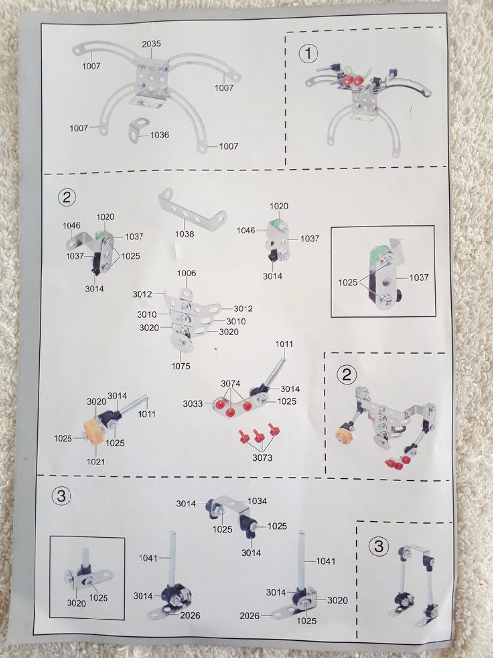 Jeu de construction en m&eacute;tal neuf Jeux / jouets