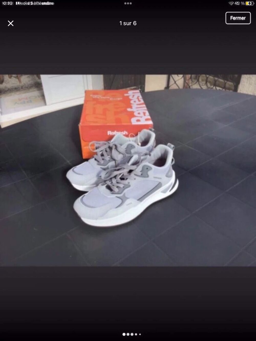 baskets homme pointure 43, neuves. Chaussures