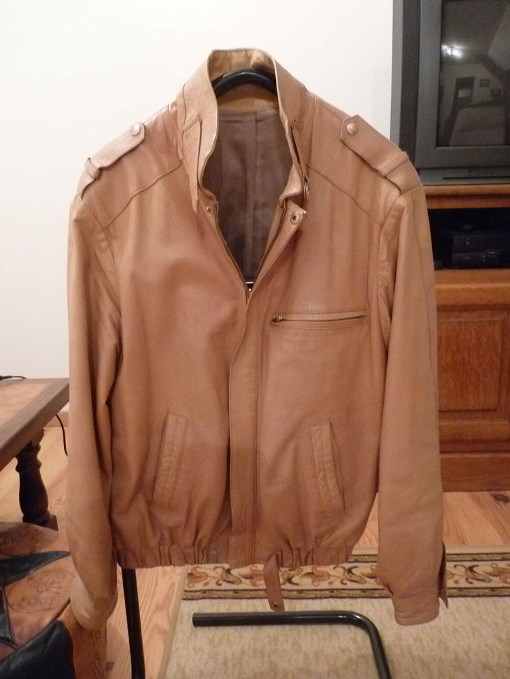 Blouson cuir Vêtements