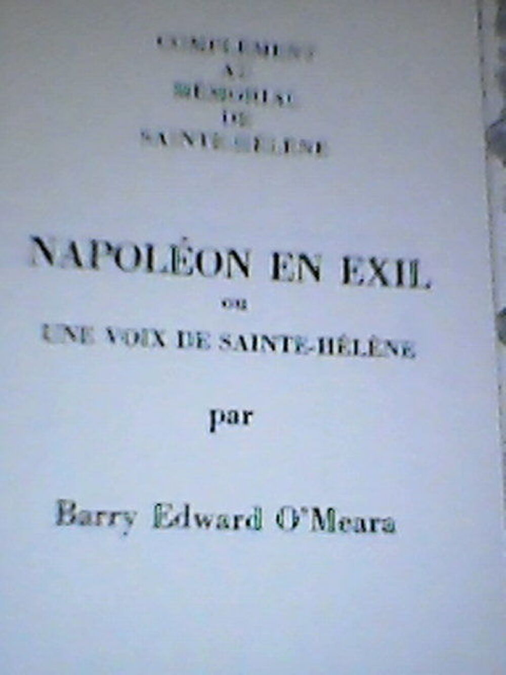 memorial de st helene Livres et BD