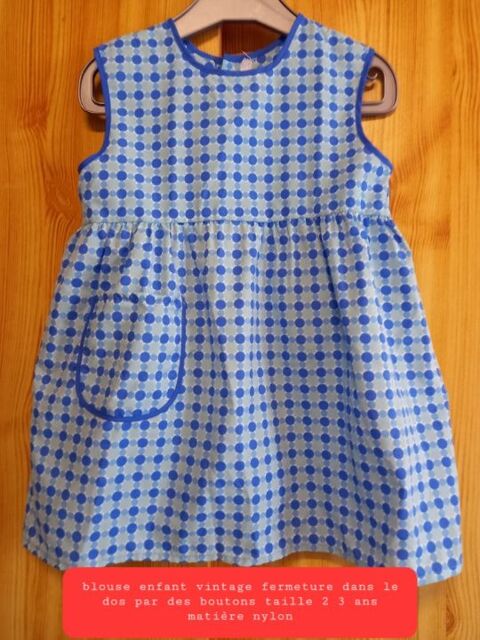 Tablier enfant vintage année 60 taille 2 a 3 ans 15 Villiers (86)
