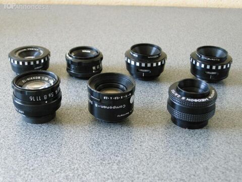 Objectifs 50 Et 60 Mm D'agrandisseurs 20 �pinay-sur-Seine (93)