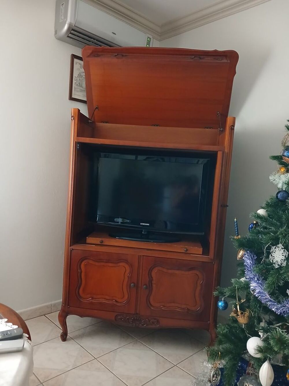 meuble de tele en merisier Meubles