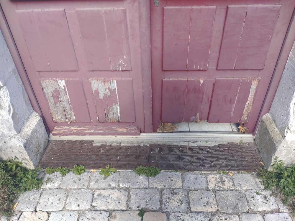 double porte d'entr&eacute;e Bricolage