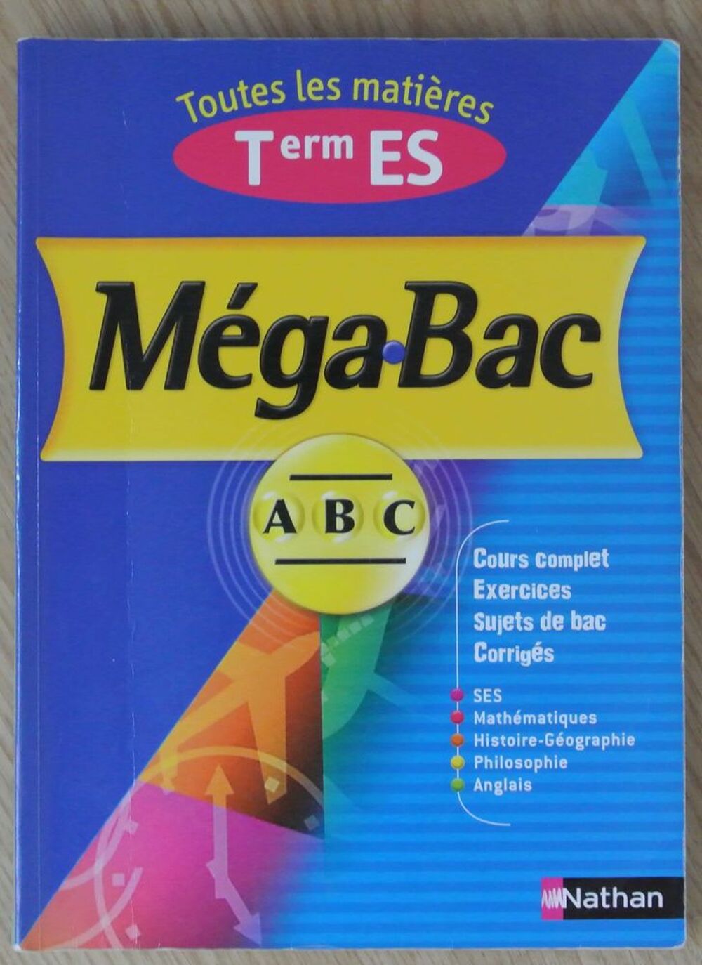 MEGABAC Terminale ES Livres et BD