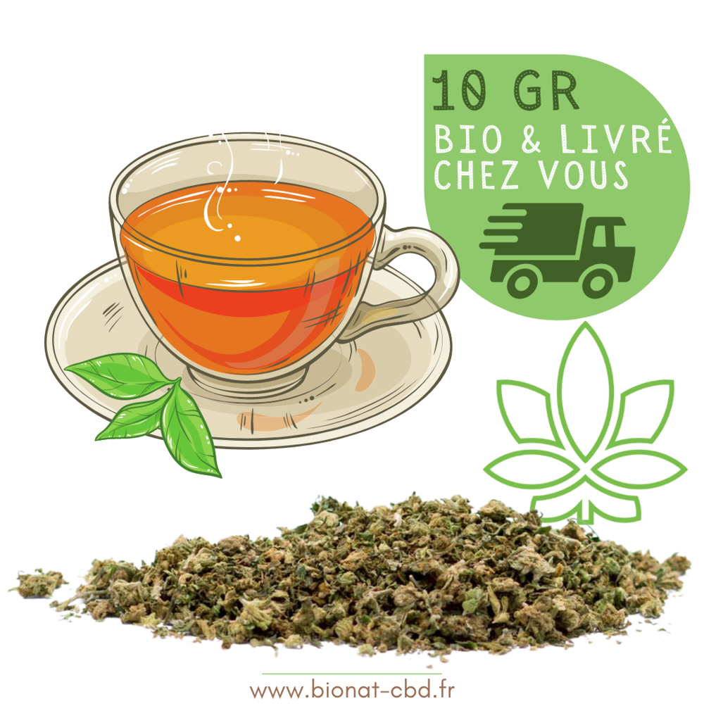 Chanvre biologique - Trim fleurs indoor CBD pour infusion Cuisine