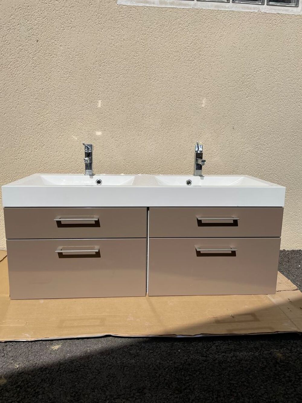 Meuble s de bain suspendu 2 vasques Meubles