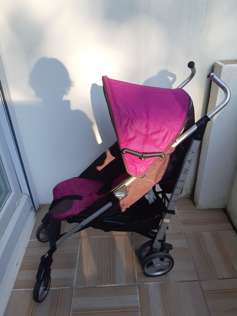 poussette Chicco violette en bon &eacute;tat Puériculture