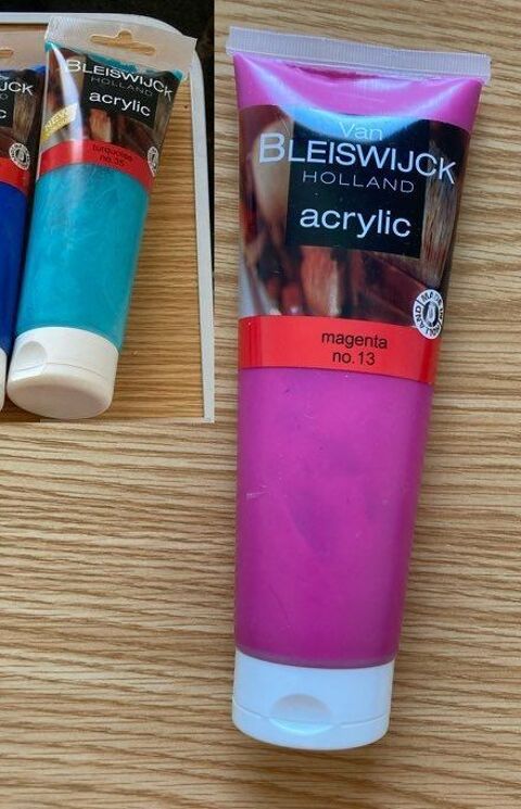 2 tubes de peinture VAN BLEISWIJCK n° 13 et 35 3 Beauchamp (95)