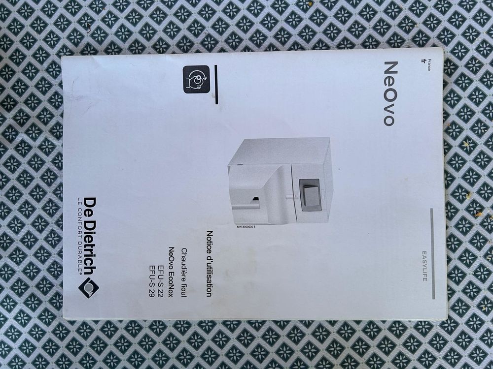 Chaufferie De Dietrich hybride fioul + PAC air/eau Bricolage