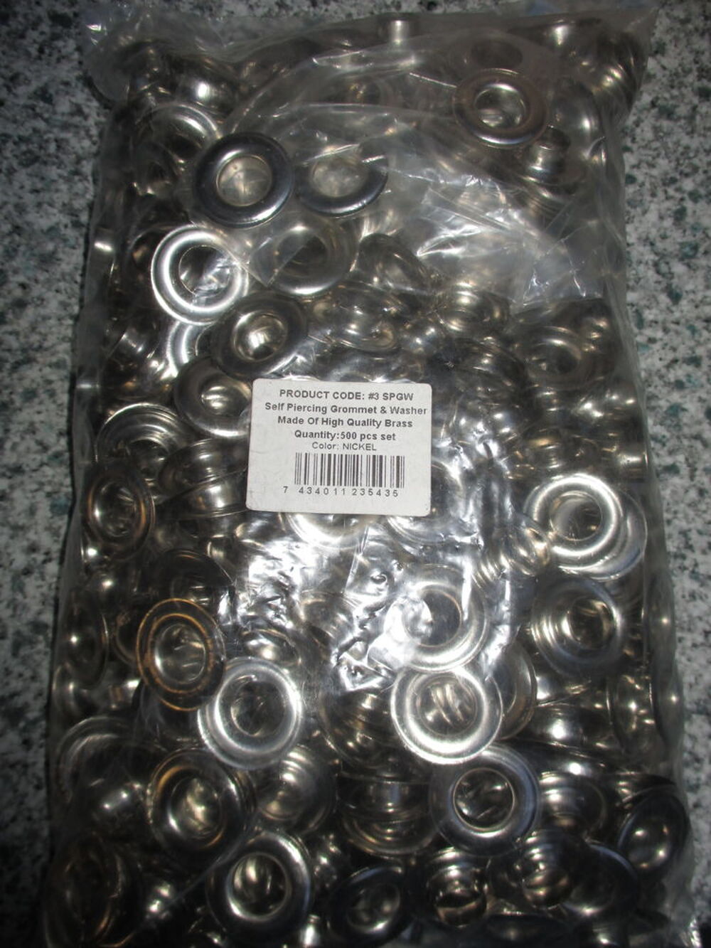 500 oeillets 25 mm Bricolage