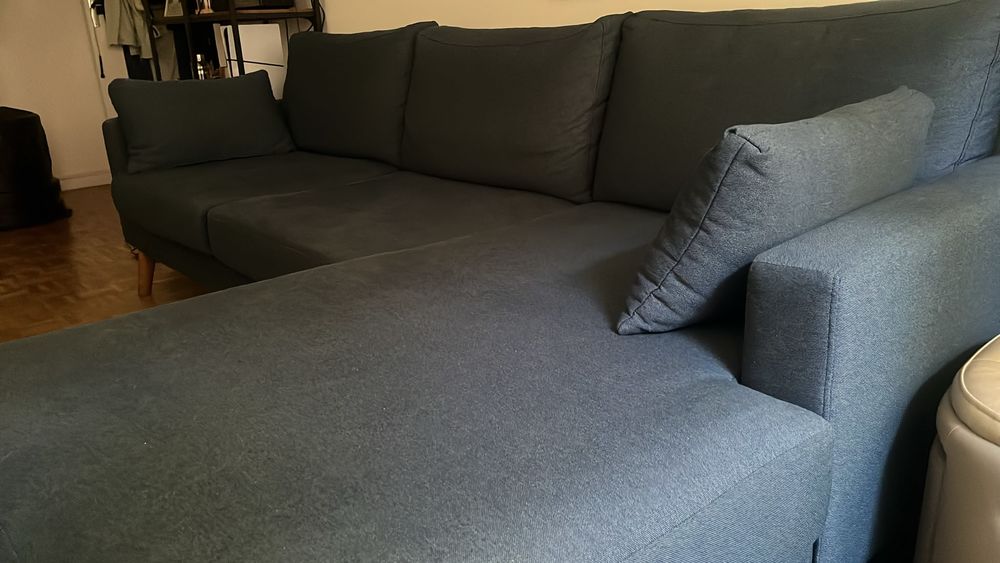Grand canap&eacute; bleu, ultra confortable (S&Ouml;DERHAMN) Meubles