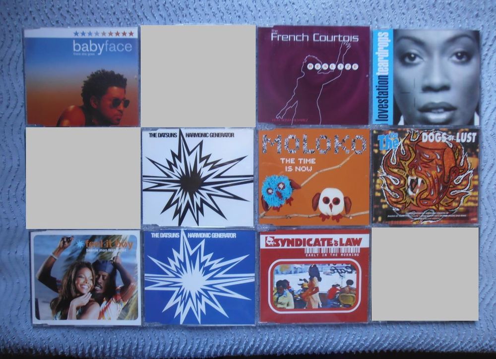 MaxiCD Babyface,Beenie ManFeatJanet,TheDatsuns,French Courto CD et vinyles