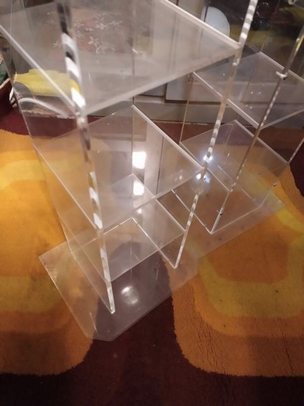 Tours Rangement CD Plexiglas Design David Lange Meubles
