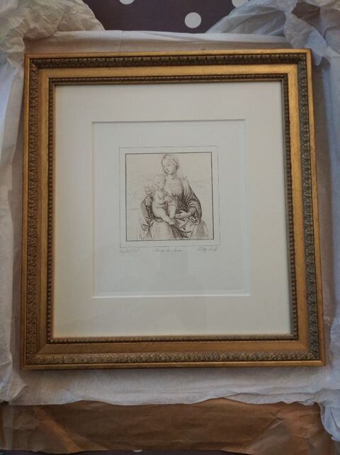 Reproduction Gravure de Raphael -musée du louvre 120 Nantes (44)
