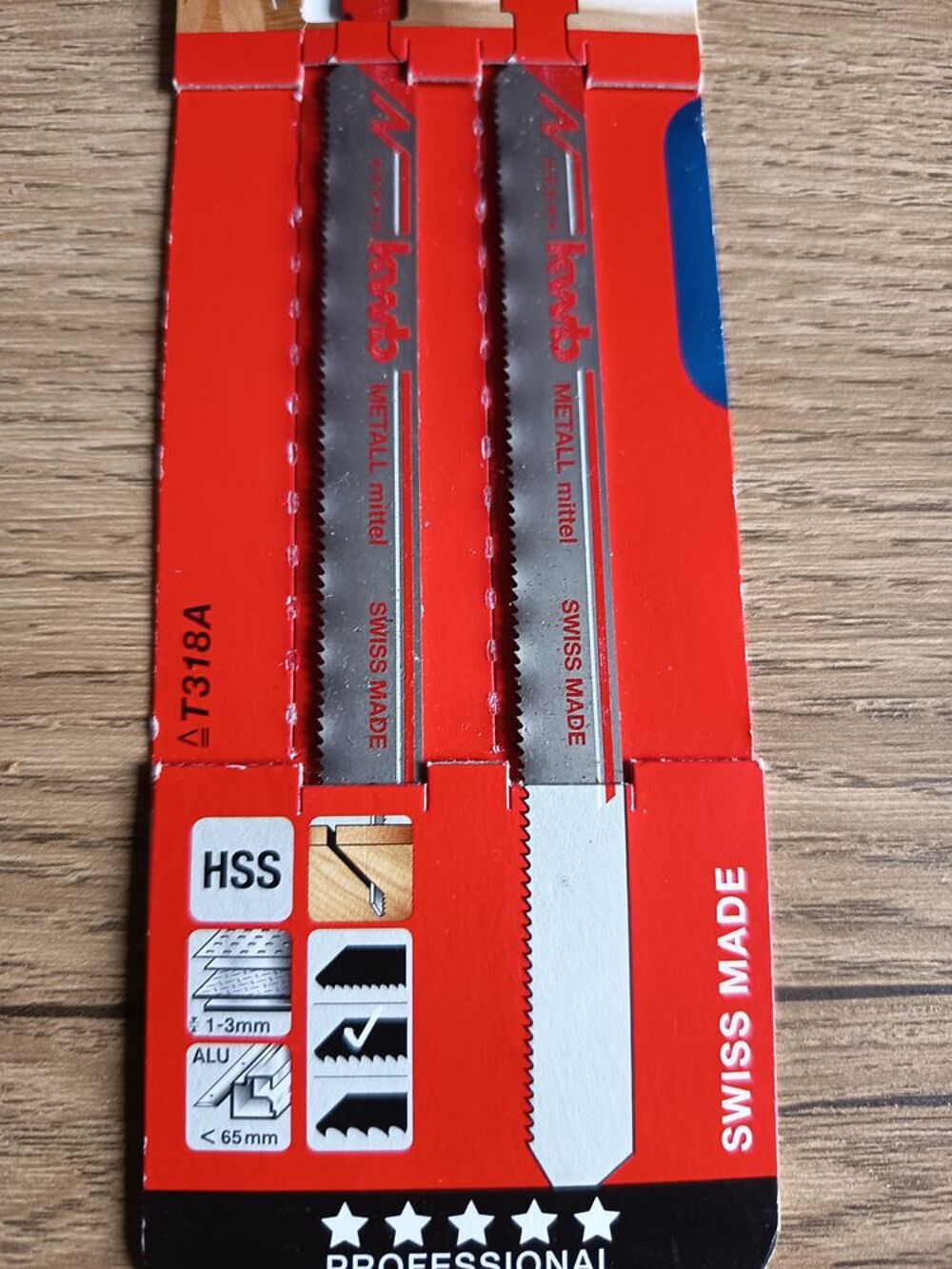 2 lames de scie sauteuse neuve KWB 624220 Bricolage