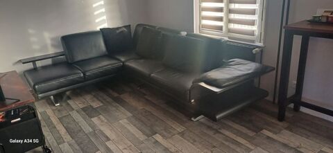 Canap d'angle en cuir 450 Crusnes (54)