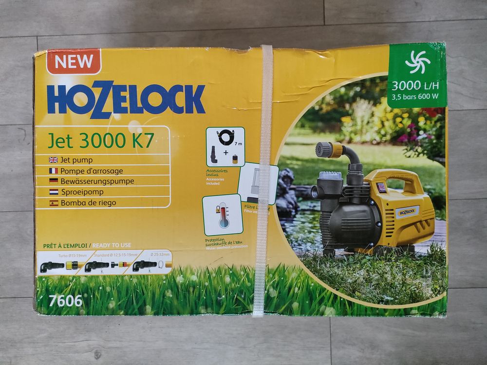 Pompe d'arrosage neuve Jet 3000 K7, 600W, HOZELOCK Jardin