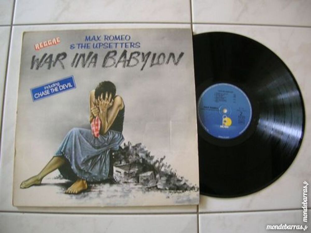 33 TOURS MAX ROMEO &amp; THE UPSETTERS War ina Babylon CD et vinyles