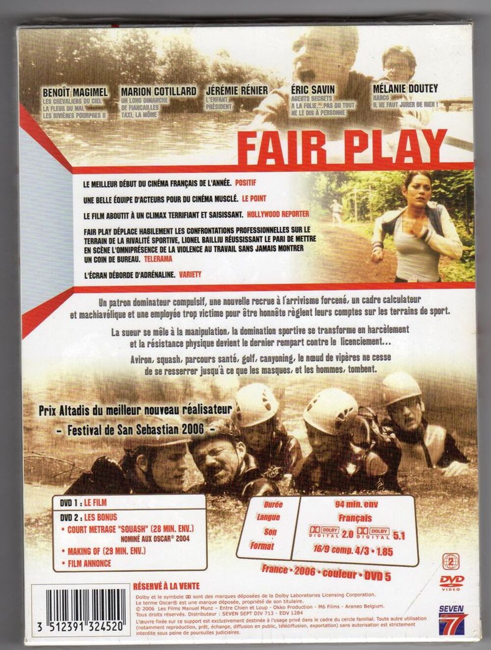 DVD NEUF
EDITION DOUBLE DVD
encore sous film DVD et blu-ray