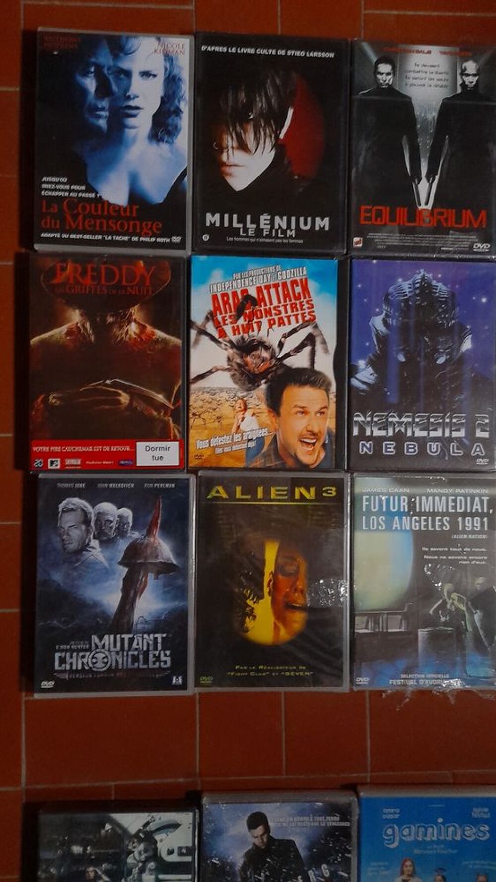 DVD NEUFS SOUS BLISTER (cellophane) &agrave; 3 euros pi&egrave;ce DVD et blu-ray