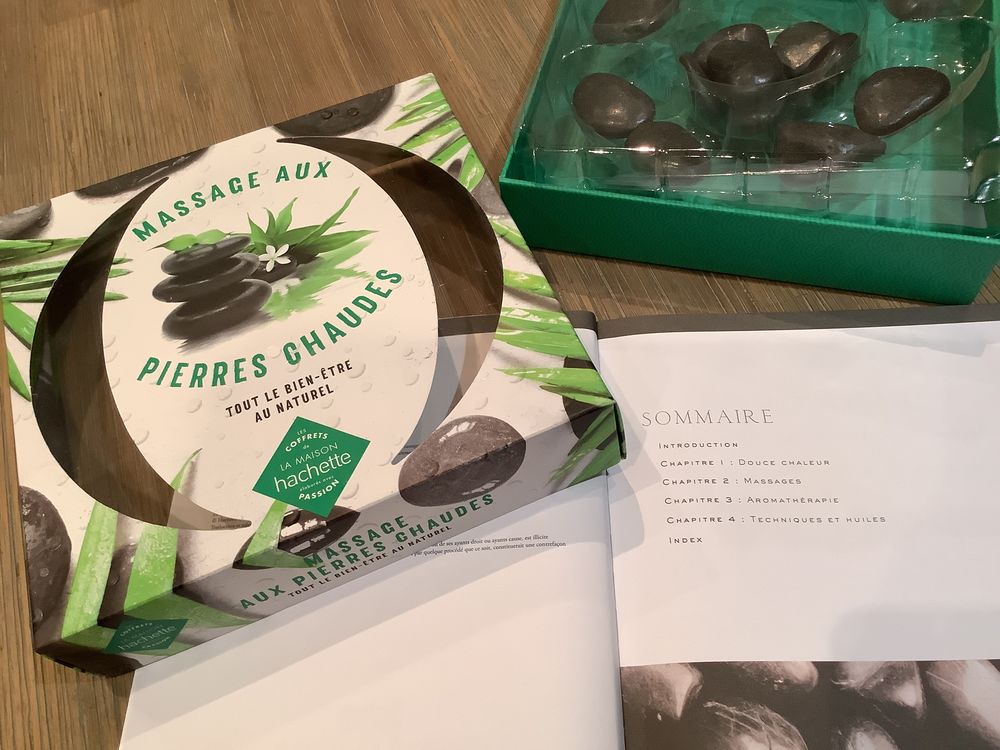 Coffret pour massages pierres chaudes Sports