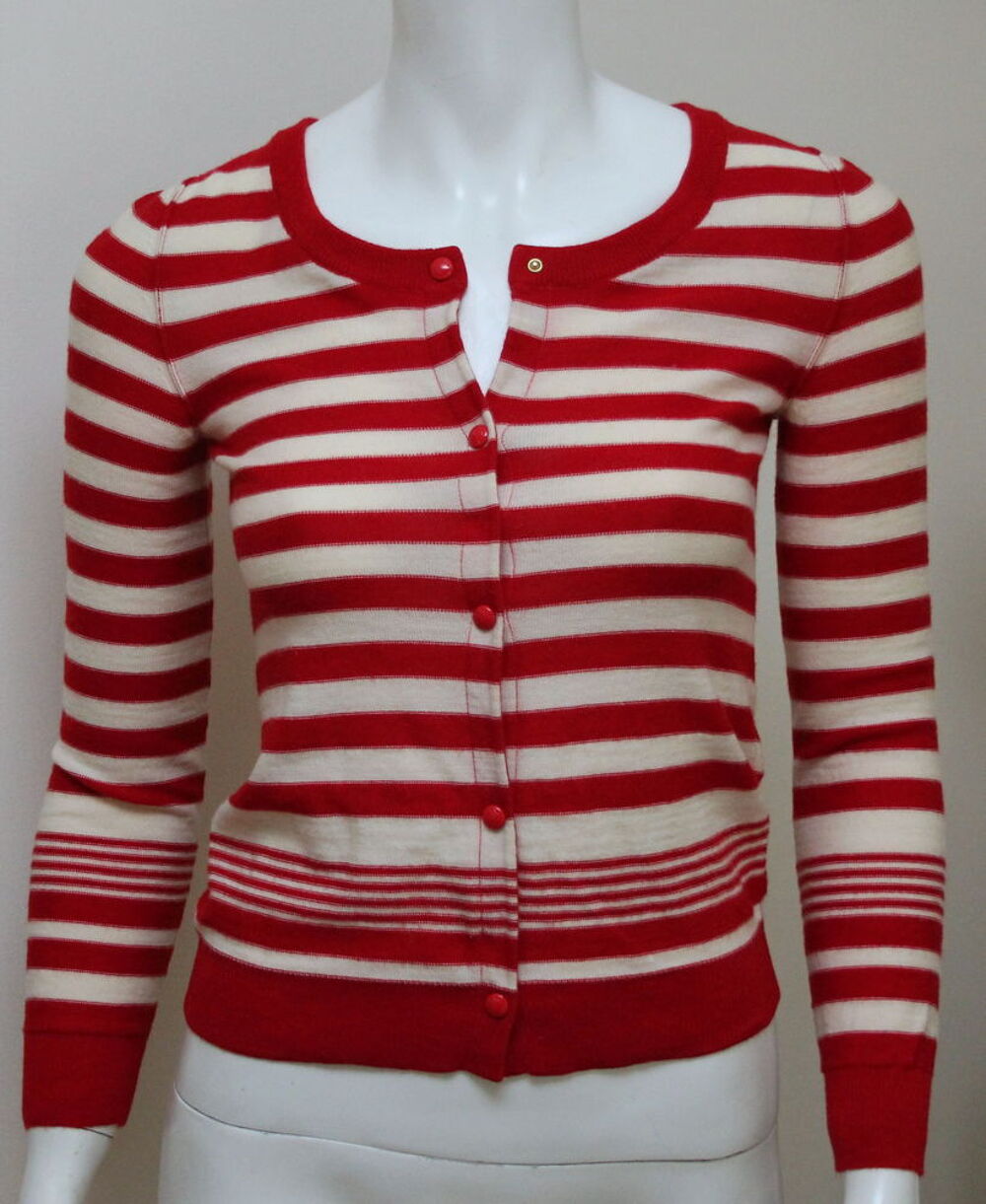 Pull cardigan rouge SONIA RYKIEL T.36 Vêtements