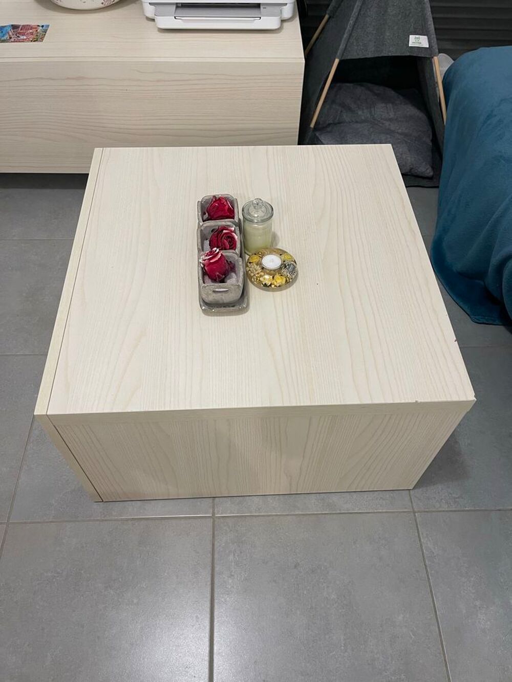ensemble table basse et meuble t&eacute;l&eacute; &agrave; tiroir Meubles