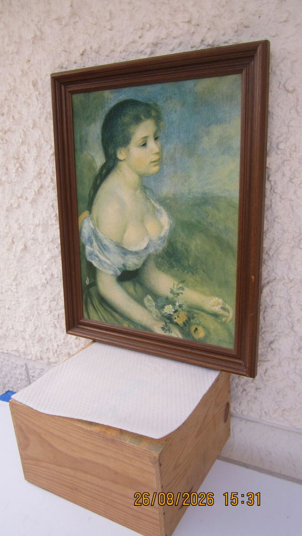 Jeune Fille au bouquet Décoration