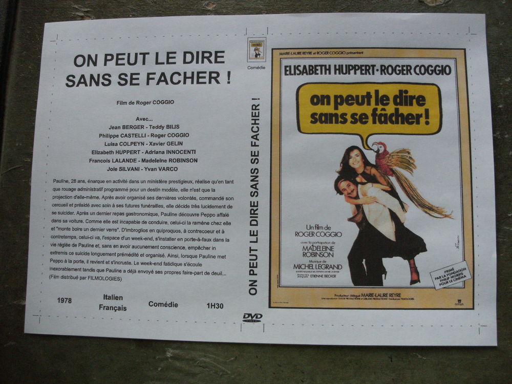 Film : " On peut le dire sans se facher " DVD et blu-ray