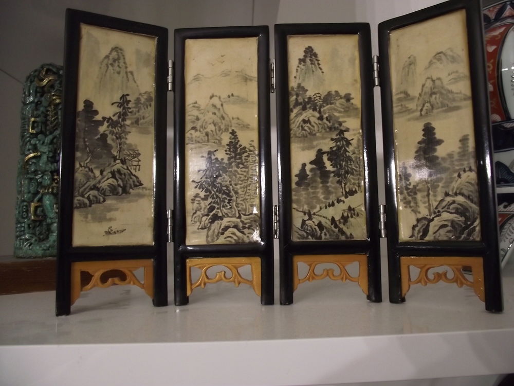 PETIT PARAVENT CHINOIS MINIATURE Décoration