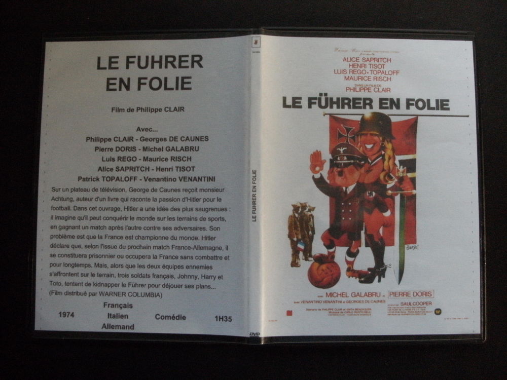 Rare film : " Le fuhrer en folie " DVD et blu-ray