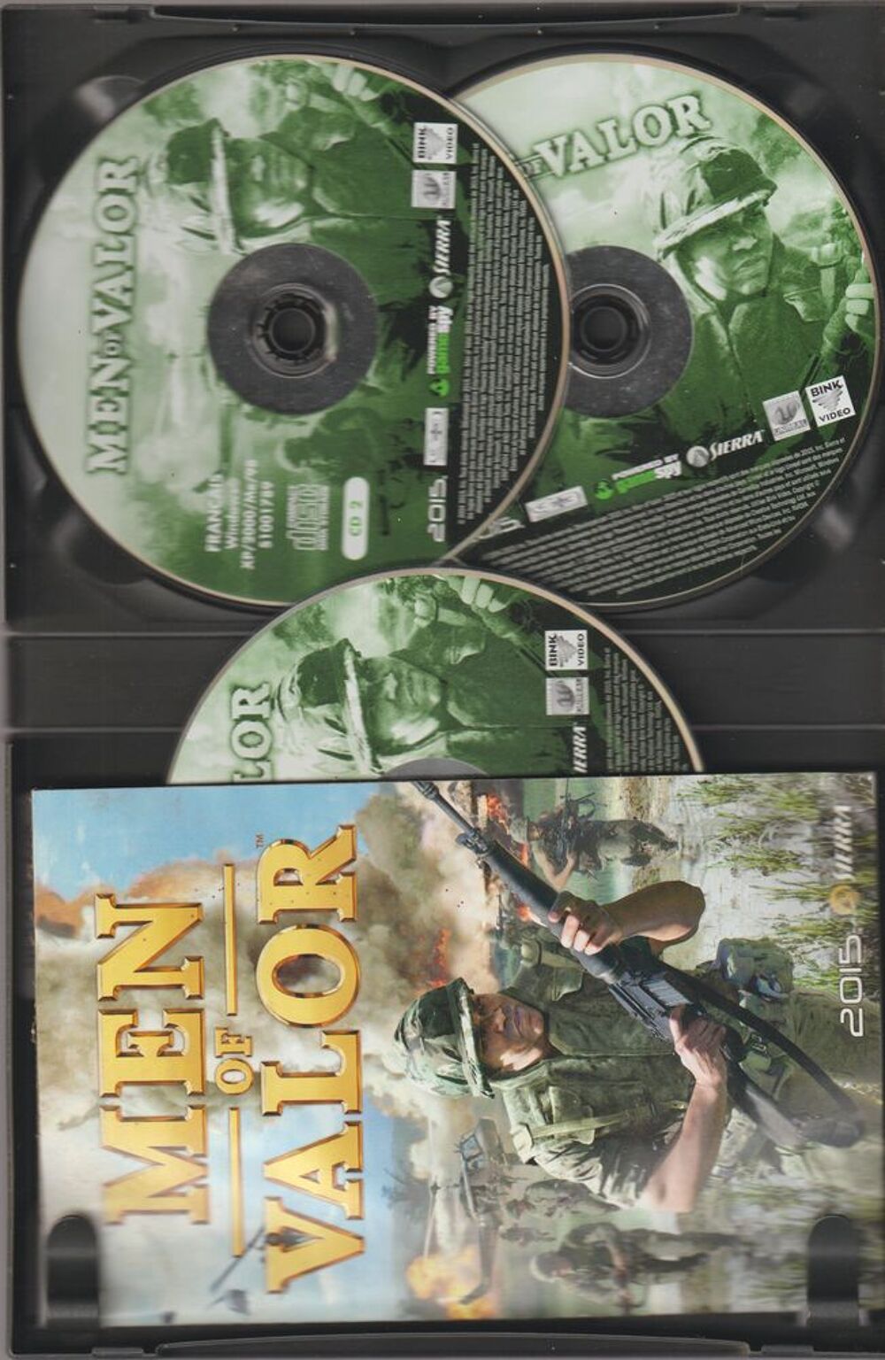 Men of Valor 4 cd + livret DVD et blu-ray