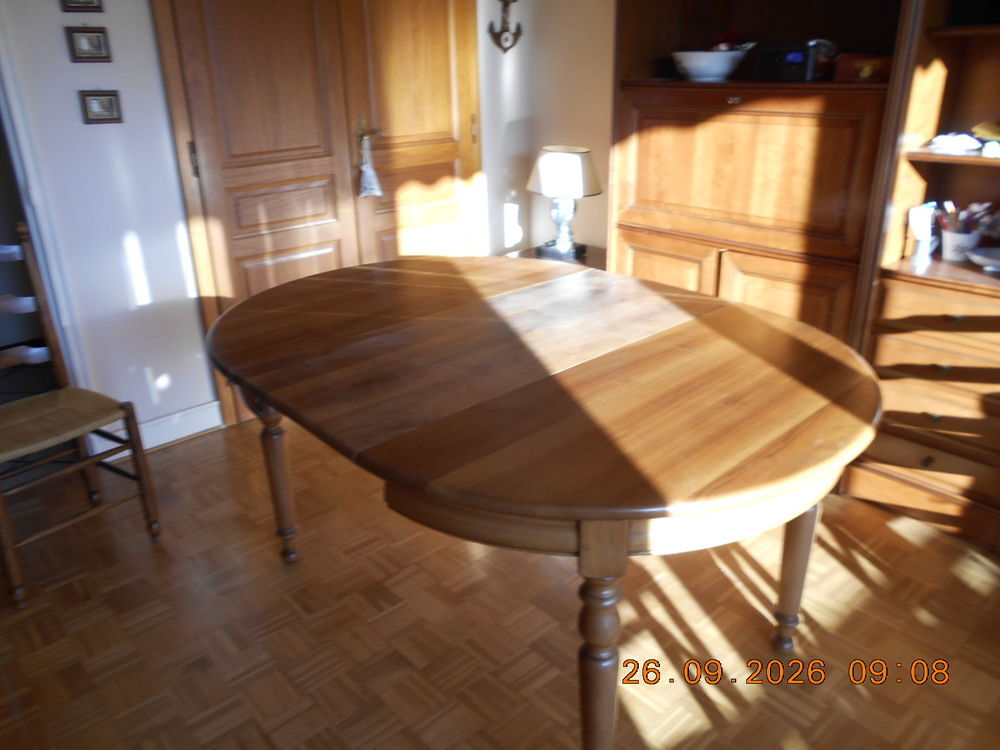 table salle a manger avec rallonge bois Meubles