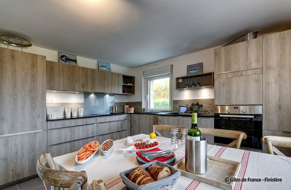   Gîte 4 épis 2/4 pers, vue mer, lits faits, WiFi, 2 VAE  Bretagne, Porspoder (29840)