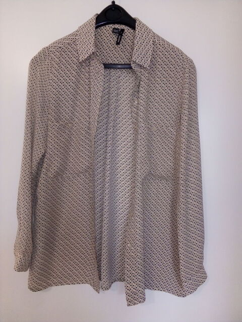 Chemise fluide imprime Mango beige Taille XS 5 Paris 18 (75)