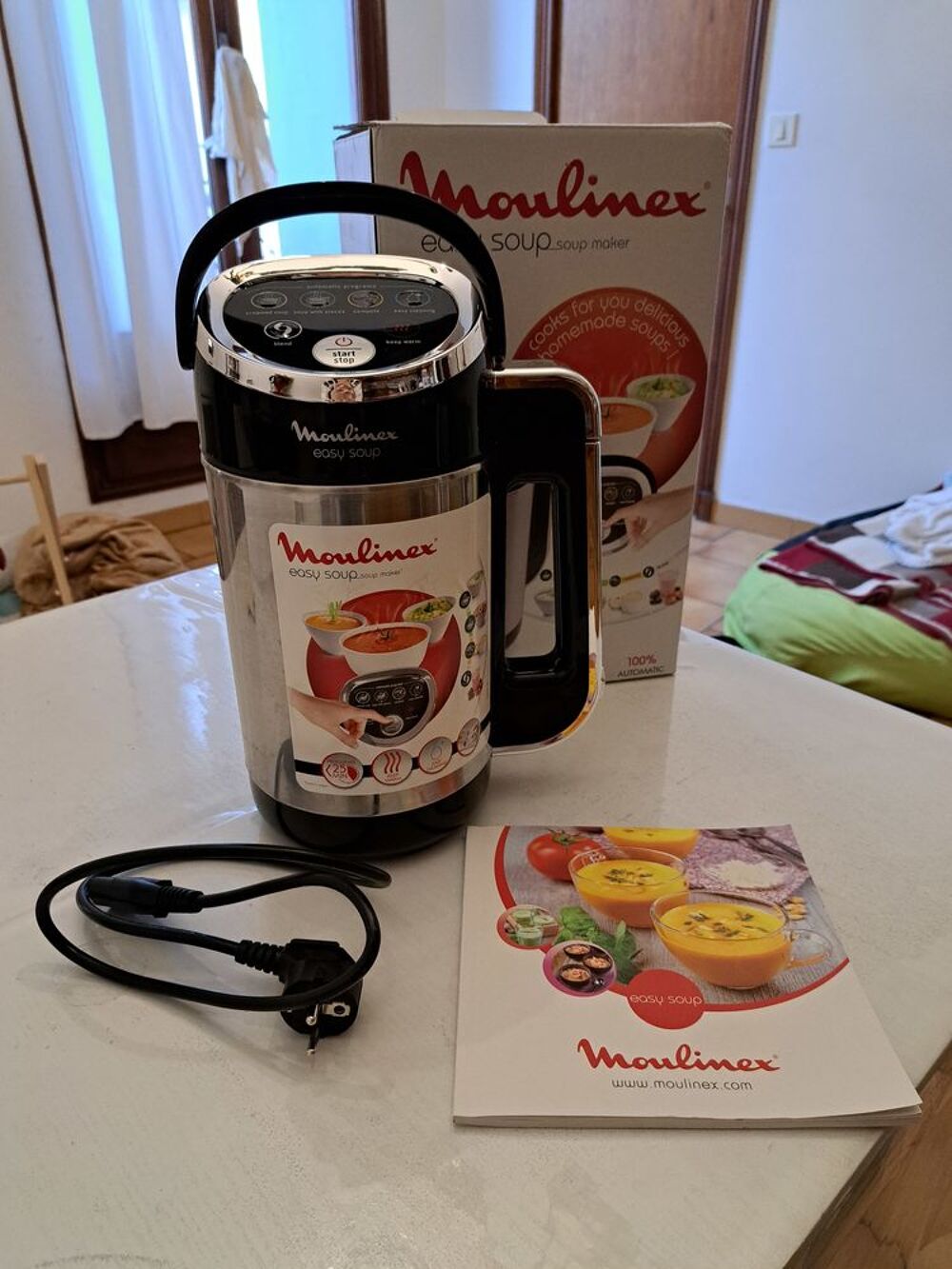 Blender/mixeur chauffant Easy soup Moulinex Electromnager