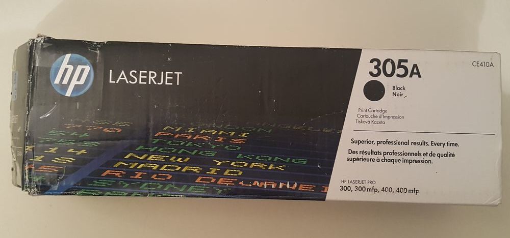 HP LaserJet 305A CE410A Noir Cartouche Toner 300 mfp/400 mfp Matériel informatique