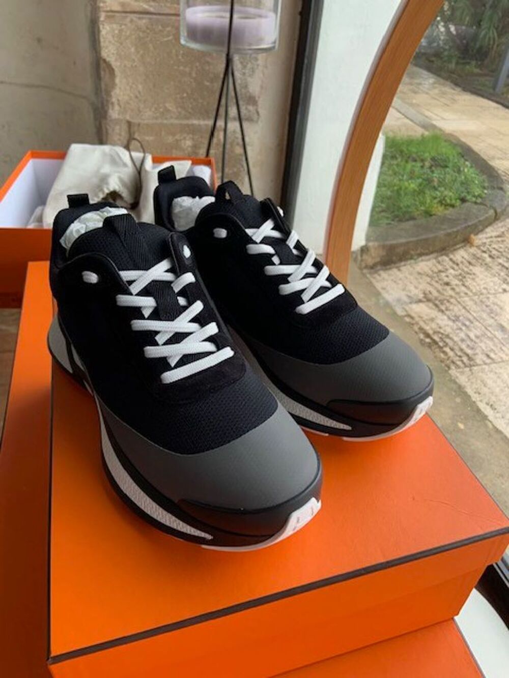 Sneaker Hermes neuf T. 42 avec facture + boite + dustbag Chaussures