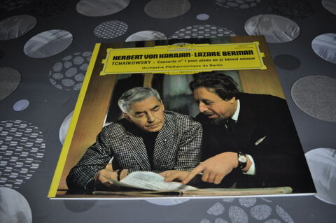 Disque vinyle 33 tours concerto Herbert Von Karajan, Berman 5 Perreuil (71)