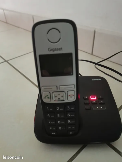 Téléphone sans fil-Répondeur Siemens 15 Entrammes (53)