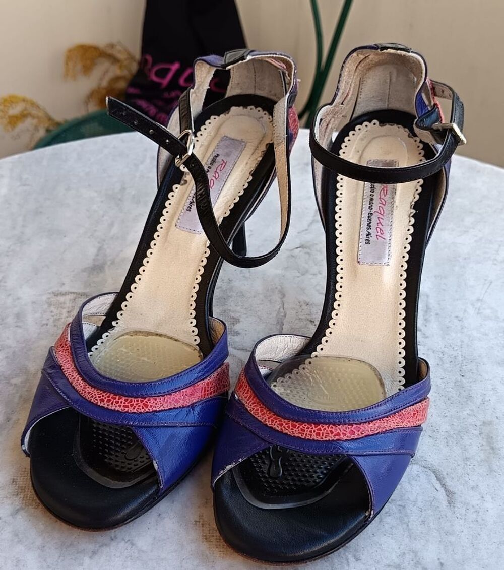 Chaussures femme T 39/40 mod&egrave;le unique RAQUEL Buenos Aires Chaussures