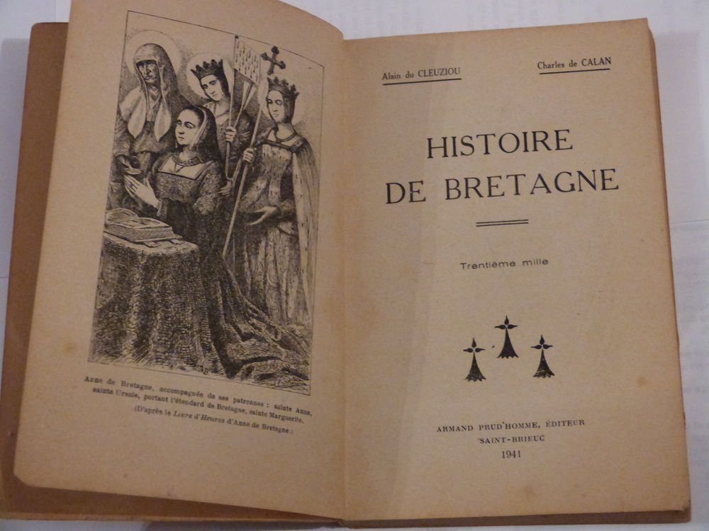 HISTOIRE DE BRETAGNE de 1941 Livres et BD
