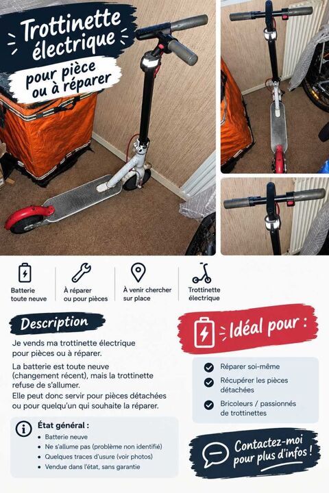 trottinette XIAOMI Guyancourt (78)